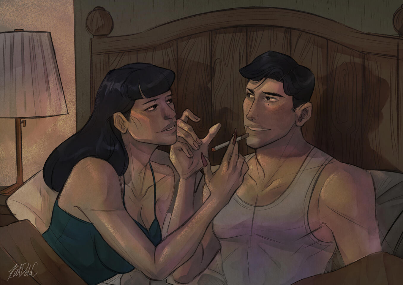 Roderick and Jinny from my comic, Robust Heat.