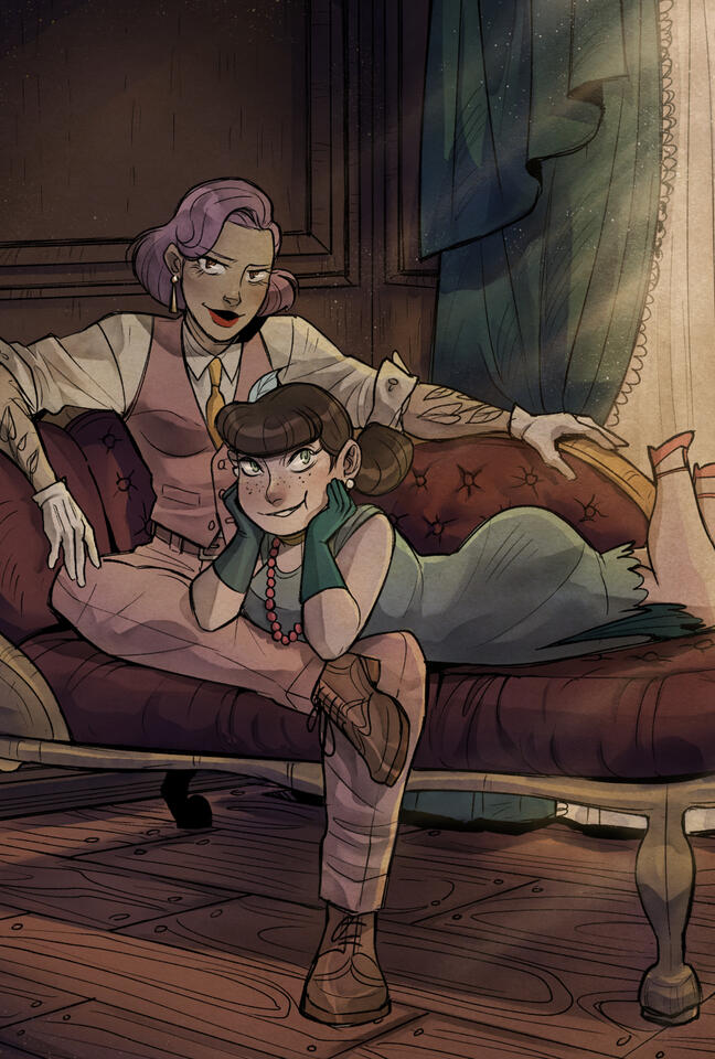 Ane & Ere's, Part 1 of Ch 1 Cover Artwork