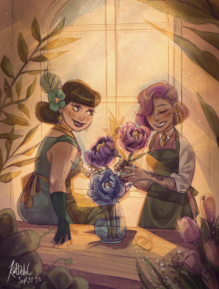 Ane &amp; Ere&#39;s Bi+ Awareness Week artwork